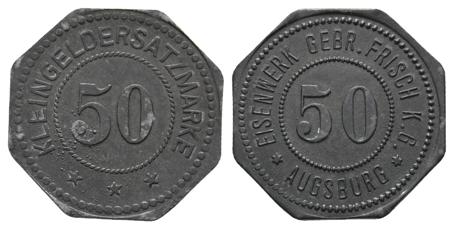  Bayern; Augsburg, Eisenwerk Gebr. Frisch K.KG., WZ: 50; Menzel 959.3   