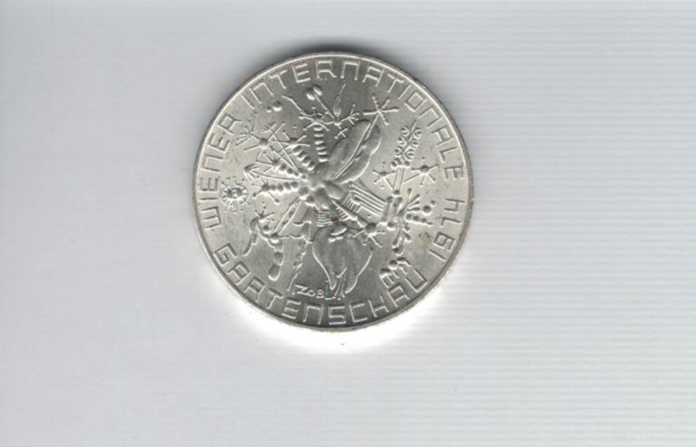  50 Schilling 1974 Gartenschau in Wien Ag/12,8g fein Österreich Spittalgold9800 (4504/1)   