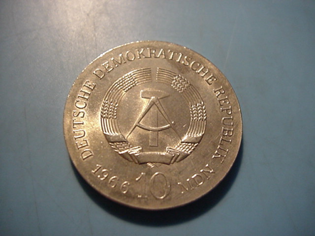  DDR 10 MarkZum 125.Todestag v.Karl Friedrich Schinkel1966   