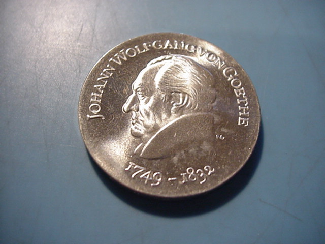  DDR 20 Mark Zum 220. Geburtstag v.Johann Wolfgang v.Goethe1969   