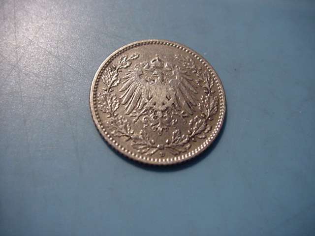  Kaiserreich 1/2 Mark 1906 D   