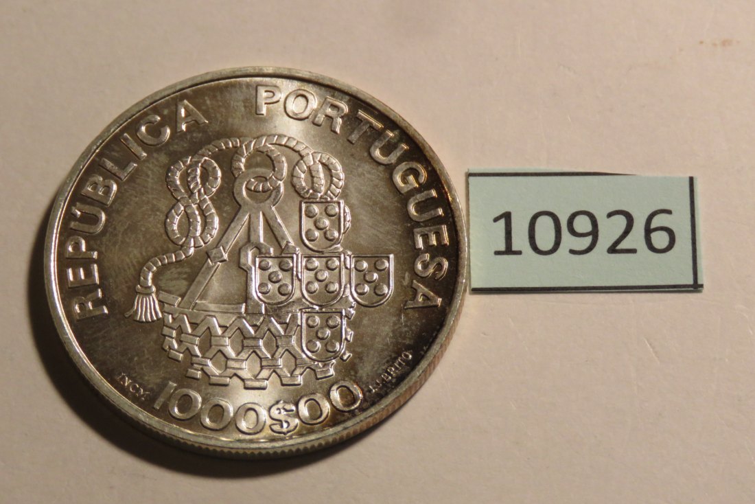  10926 Portugal 1998 - 1000 Escudos  - 27 g SILBER 0.500 - Misericordia   
