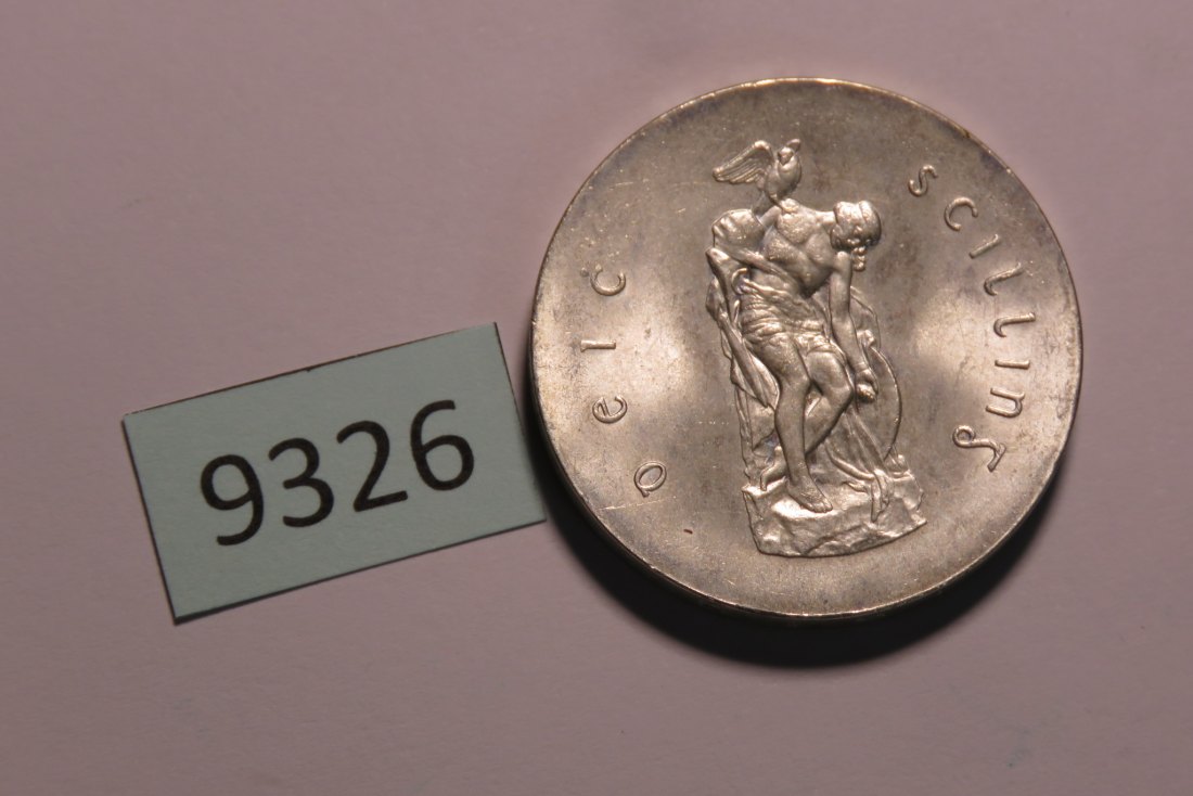  9326 Irland  1966 - 10 shilling - 18,14 g SILBER 0.833   