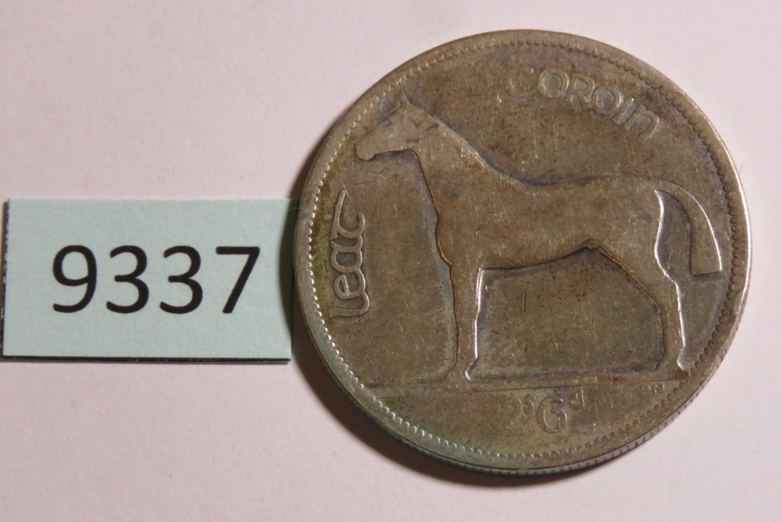  9337 Irish Free State 1928 - Half Crown - 14,14 g SILBER 0.750   