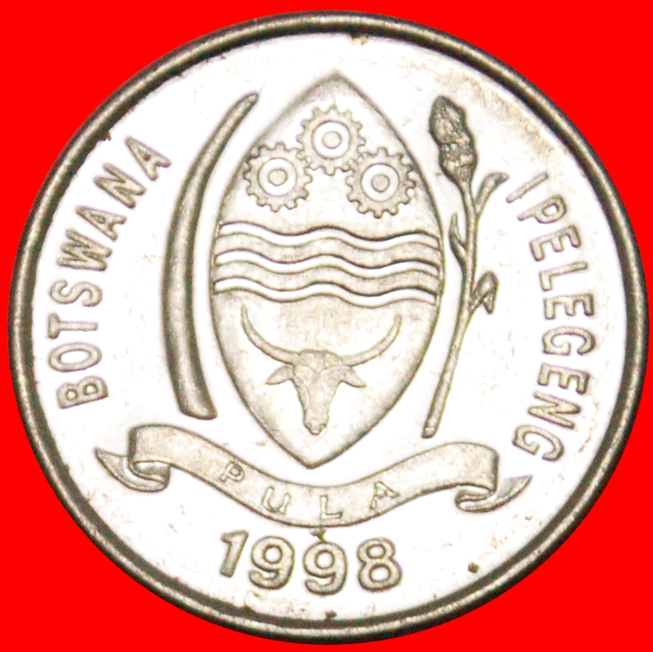  Ⰺ GAZELLE (1998-2008): BOTSWANA ★ 10 THEBE 1998! LOW START★ NO RESERVE!   