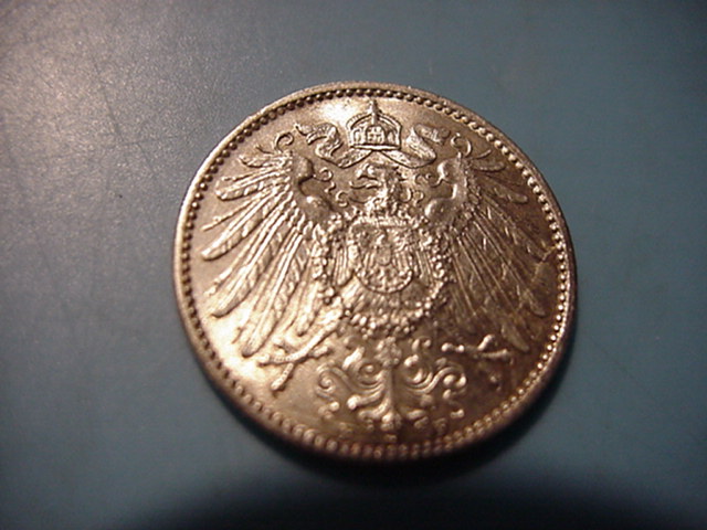  Kaiserreich 1 Mark 1914 F   