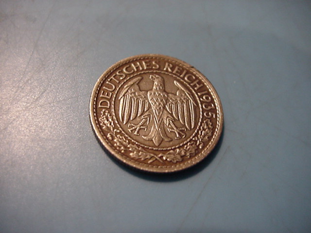  Weimar 50 Reichspfennig 1935 G   