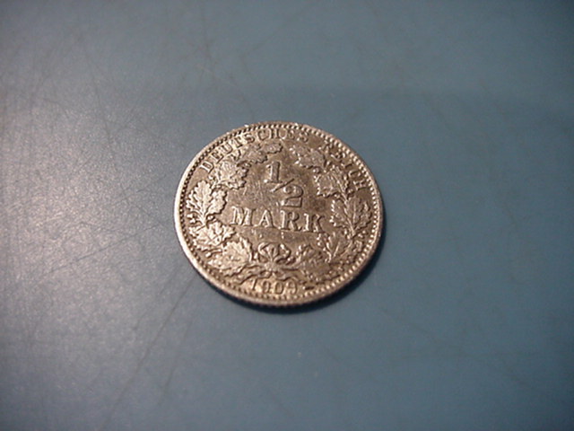  Kaiserreich 1/2 Mark 1909 J   