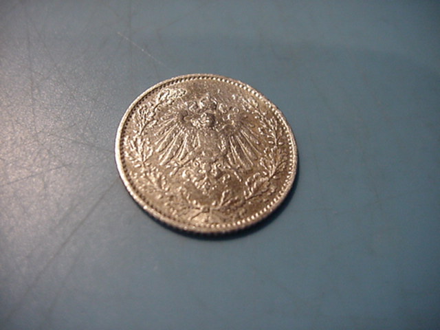  Kaiserreich 1/2 Mark 1909 J   