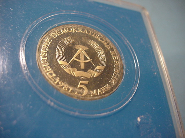  DDR 5 Mark Zum 450 Todestag v.Thilmann RiemenschneiderPP 1981   