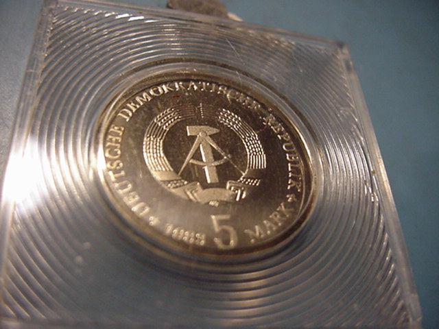  DDR 5 Mark Zum 125. Geburtstag von Max Planck PP 19   