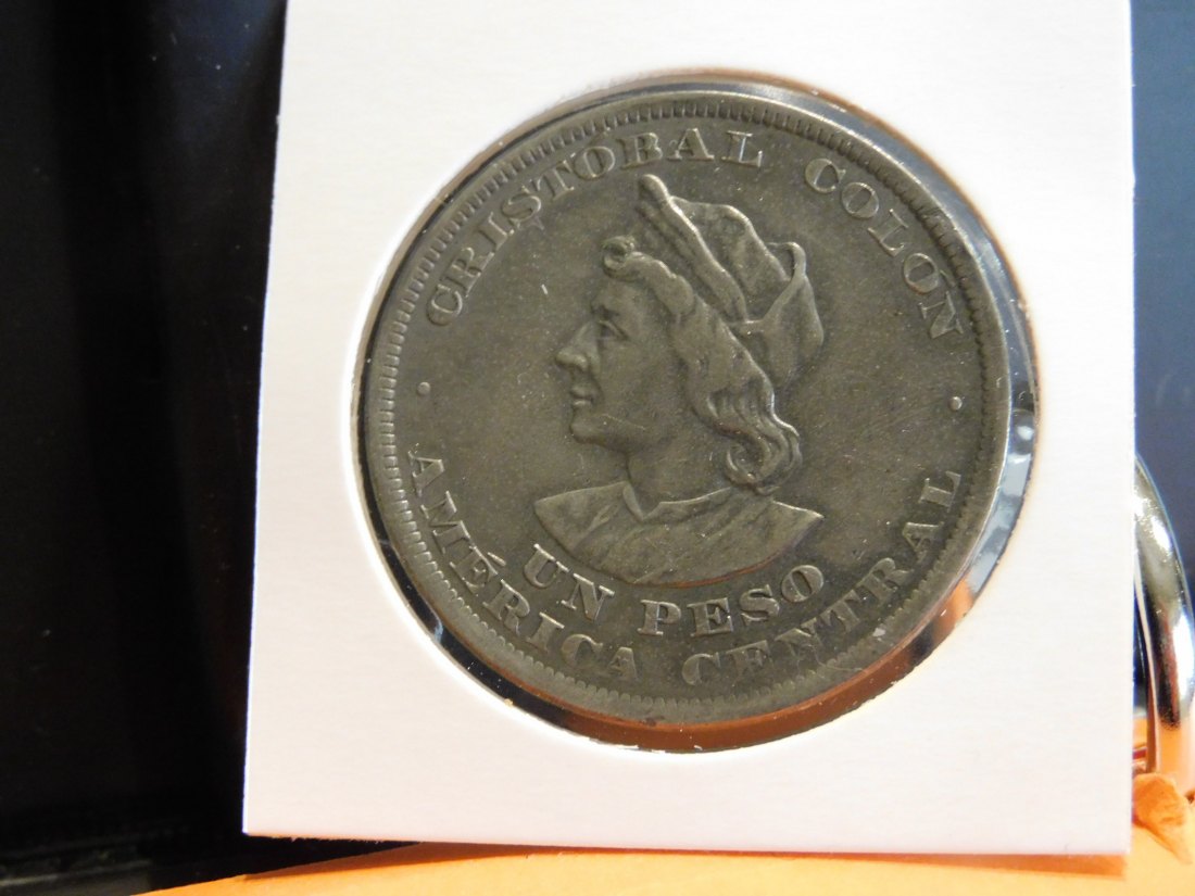  EL SALVADOR 1 PESO 1894.GRADE-PLEASE SEE PHOTOS.   