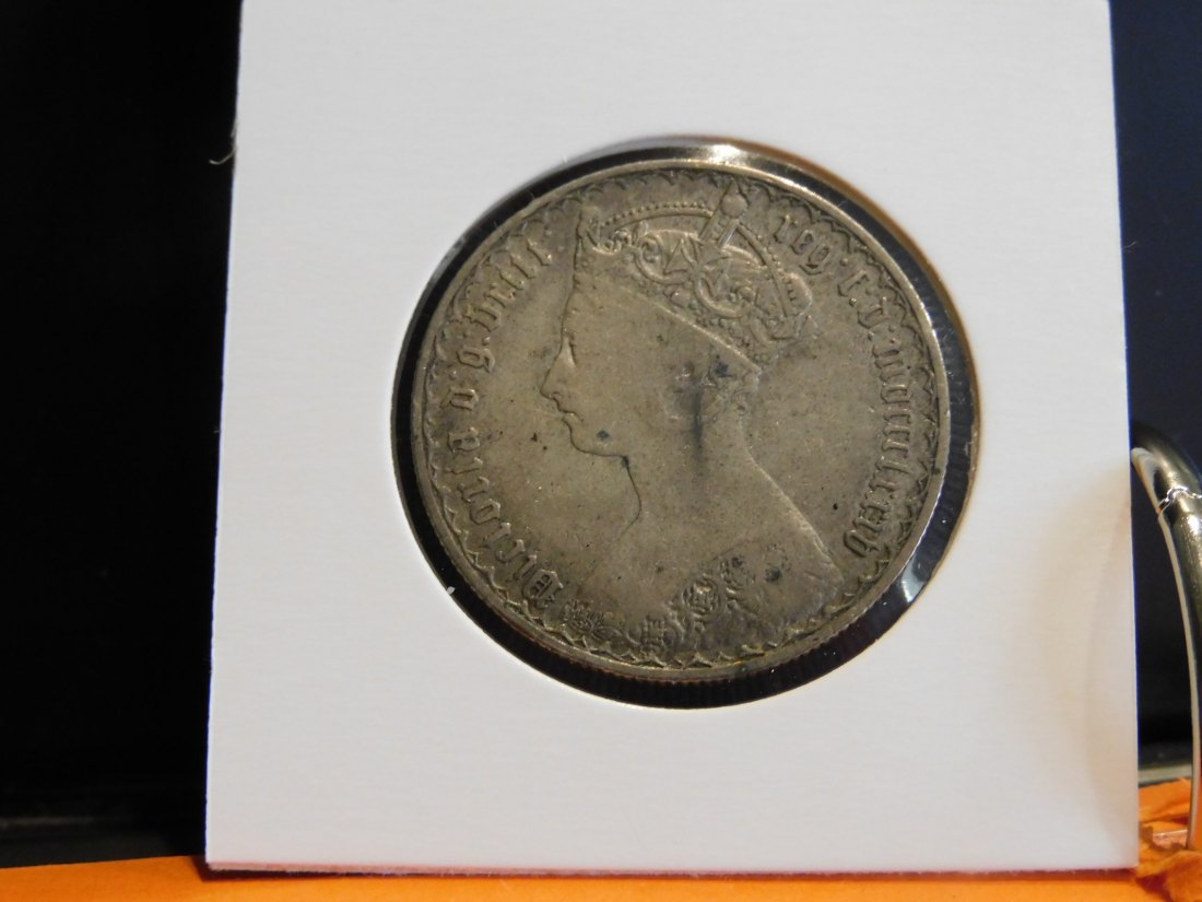 GREAT BRITAIN 1 FLORIN 1853???.GRADE-PLEASE SEE PHOTOS.