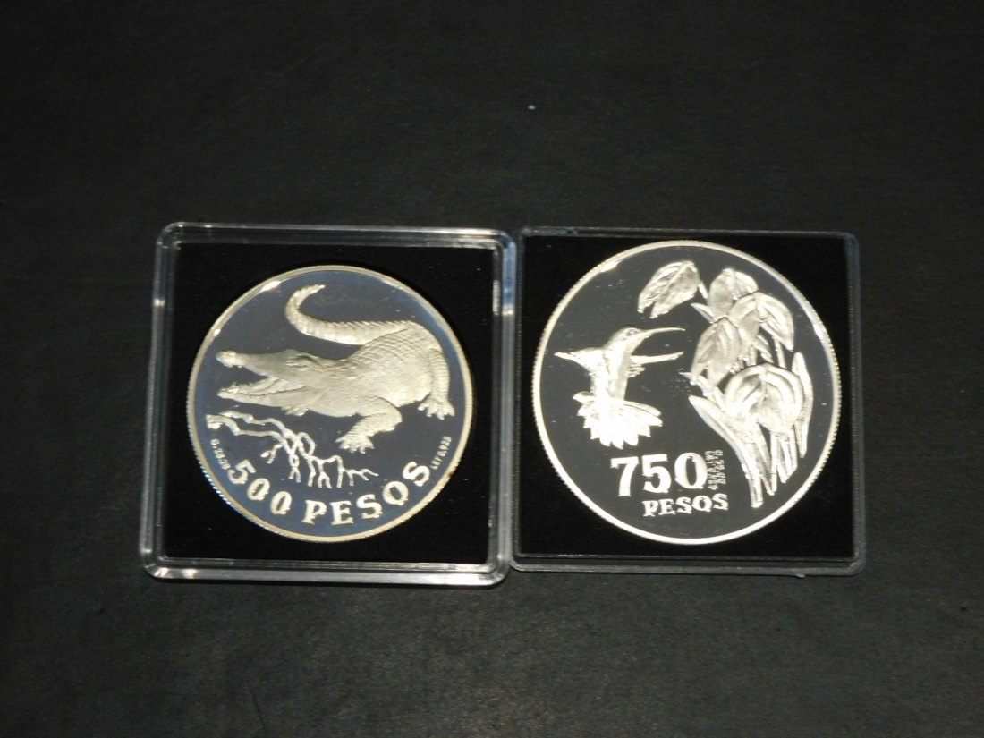  COLOMBIA 500-750 PESOS 1978.GRADE-PLEASE SEE PHOTOS.   