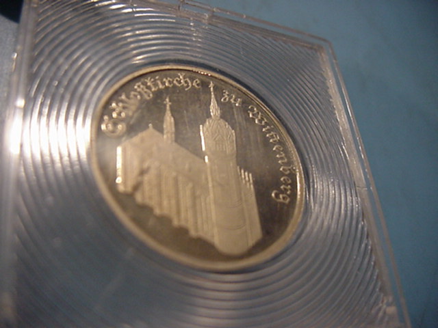  DDR 5 Mark Schlosskirche zu Wittenberg PP 1983   