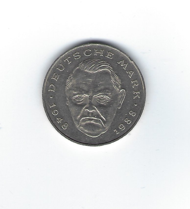  Deutschland 2 Mark 1990 J Erhardt   