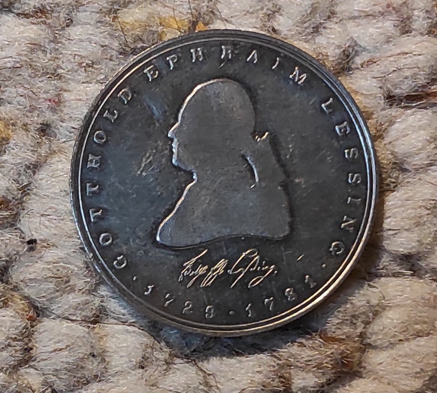  Deutschland 5 Mark 1981, Ephraim Lessing   