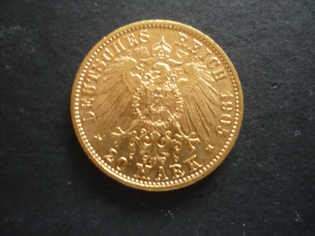  BAYERN 20 MARK 1905 SELTEN!TOP!   
