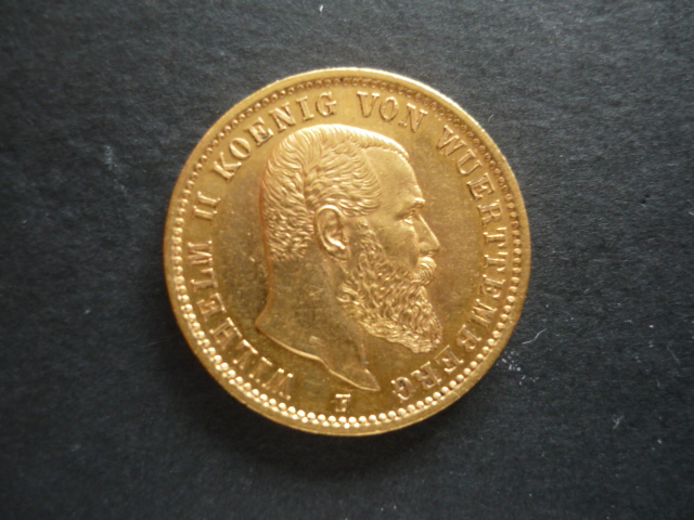  WÜRTTEMBERG 20 MARK 1905 SELTEN!TOP!   