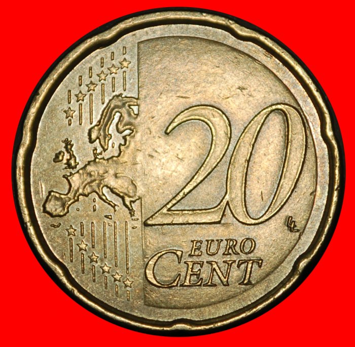  Ⰿ NORDIC GOLD (1999-2026): SPAIN ★ 20 EURO CENTS 2017 Cervantes (1547-1616)!★LOW START ★ NO RESERVE!   