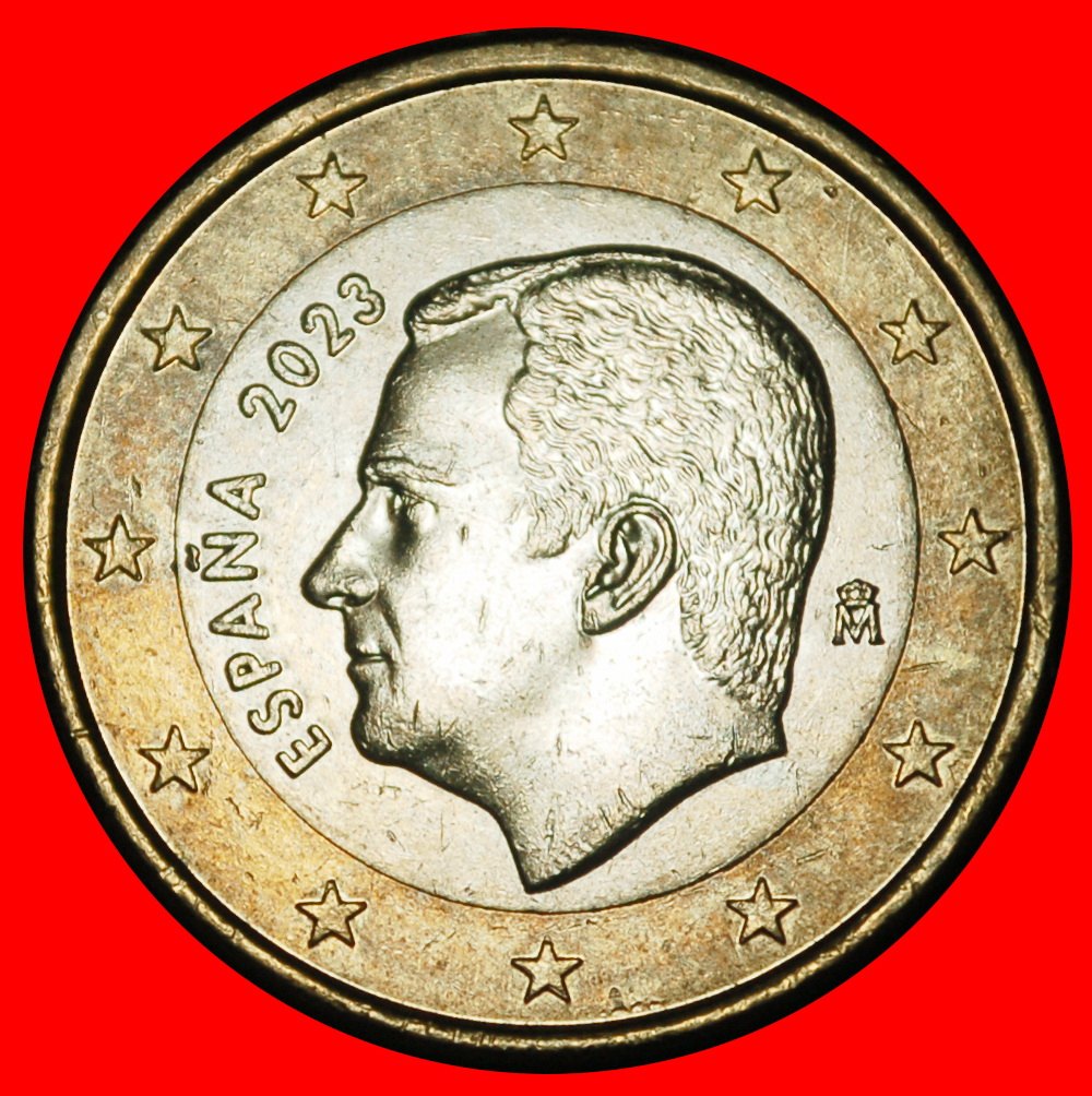  Ⰺ NON-PHALLIC TYPE 2015-2026: SPAIN★1 EURO 2023 DIES D I1! PHILIP VI (2014-)★LOW START ★ NO RESERVE!   