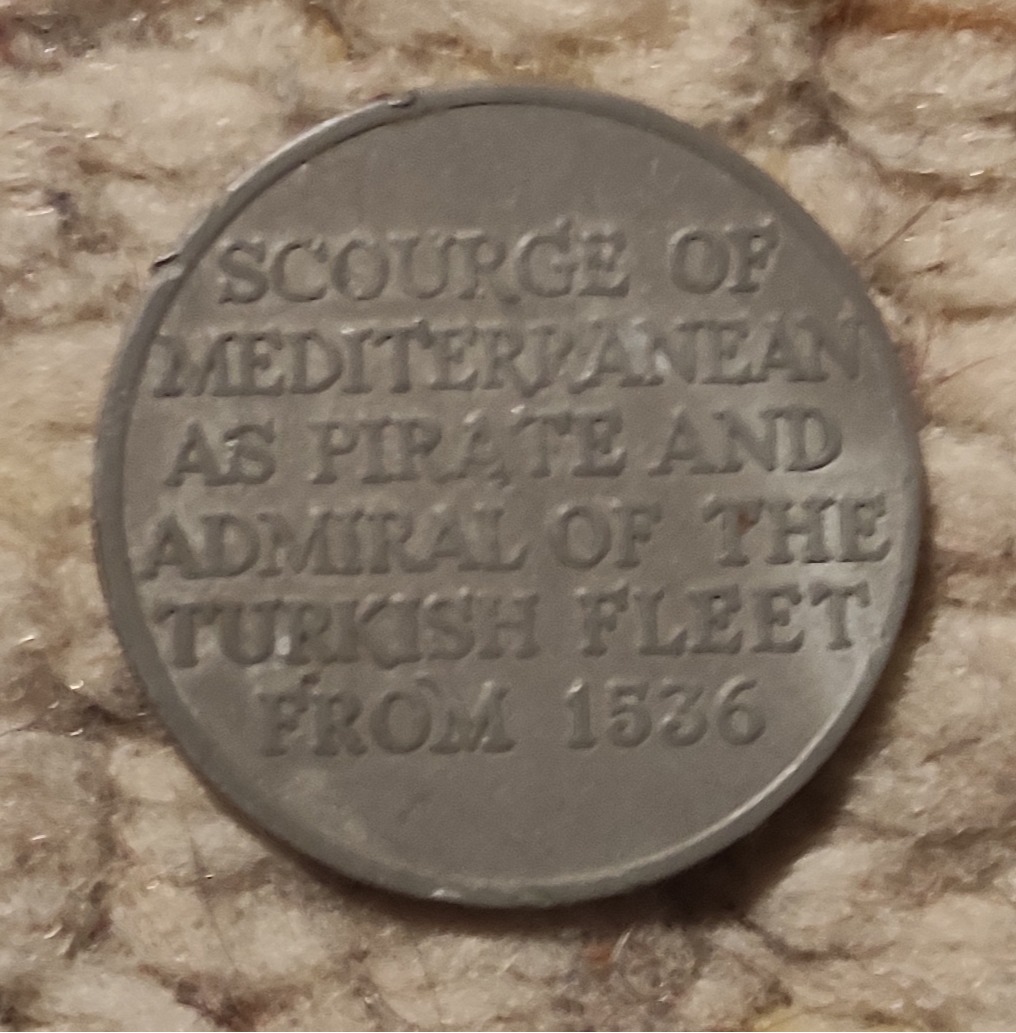  Token Barbarossa Corsair King of Algiers   