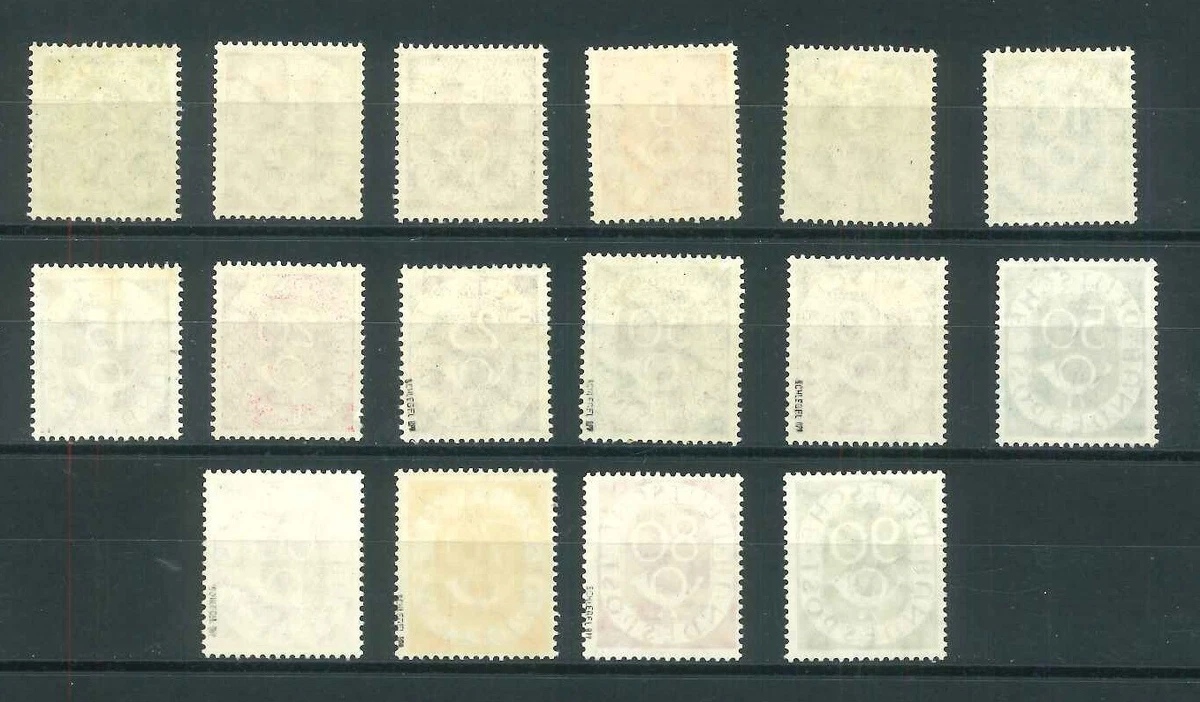  BUND Nr 123-138**/* Postfrisch und mit Neugummierung Geprüft Schlegel Michel 1700€   