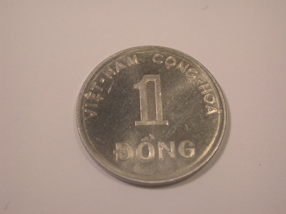  J31  Vietnam  1 Dong 1971 in EA, PP ähnlich  Originalbilder   