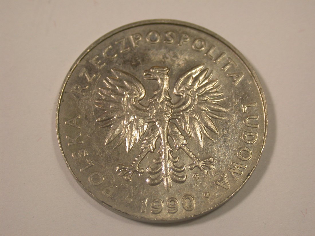  J31  Polen 20 Zloty 1990 f. unc   Originalbilder   