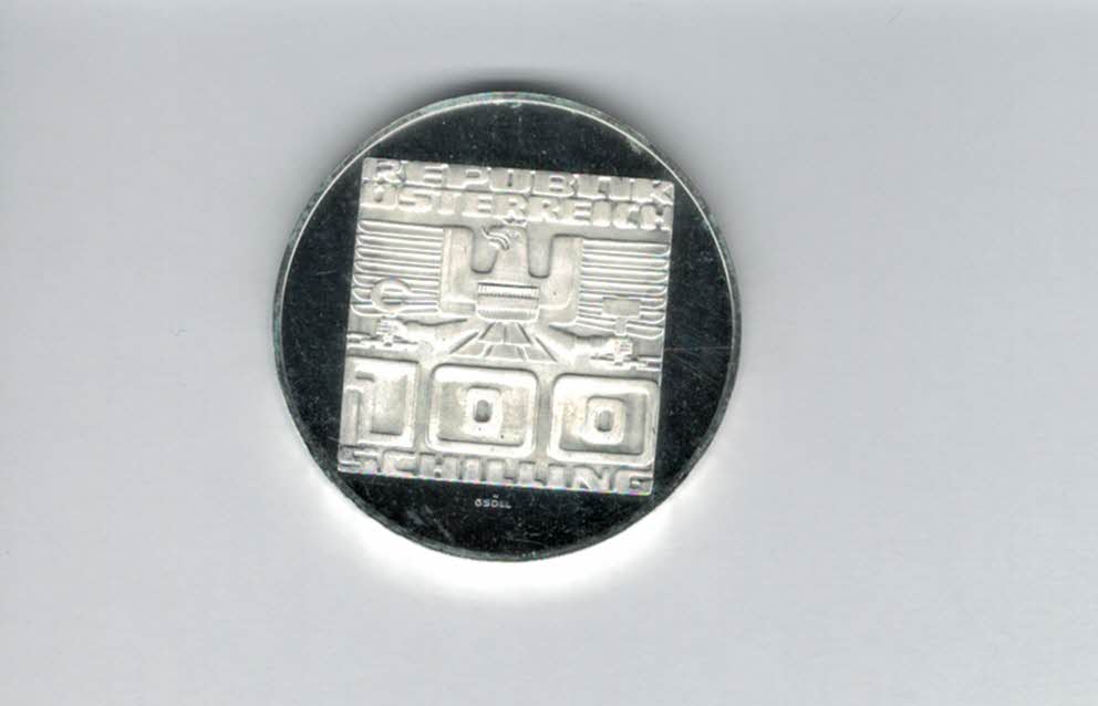 100 Schilling 1975 20 Jahre Staatsvertrag 15,36g fein silber Österreich 2. Republik (01914/3)   