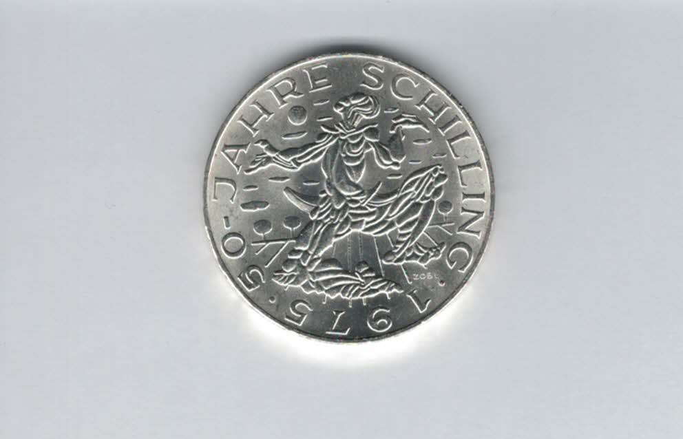  100 Schilling 1975 50 J. Schillingwährung silber 15,36g fein Österreich Spittalgold9800 (01914/4)   