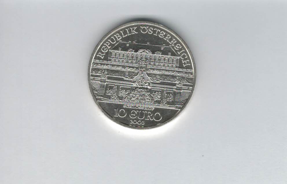  10 Euro 2003 Schloß Hof silber 925/16g fein Österreich Spittalgold9800 (4971/3   