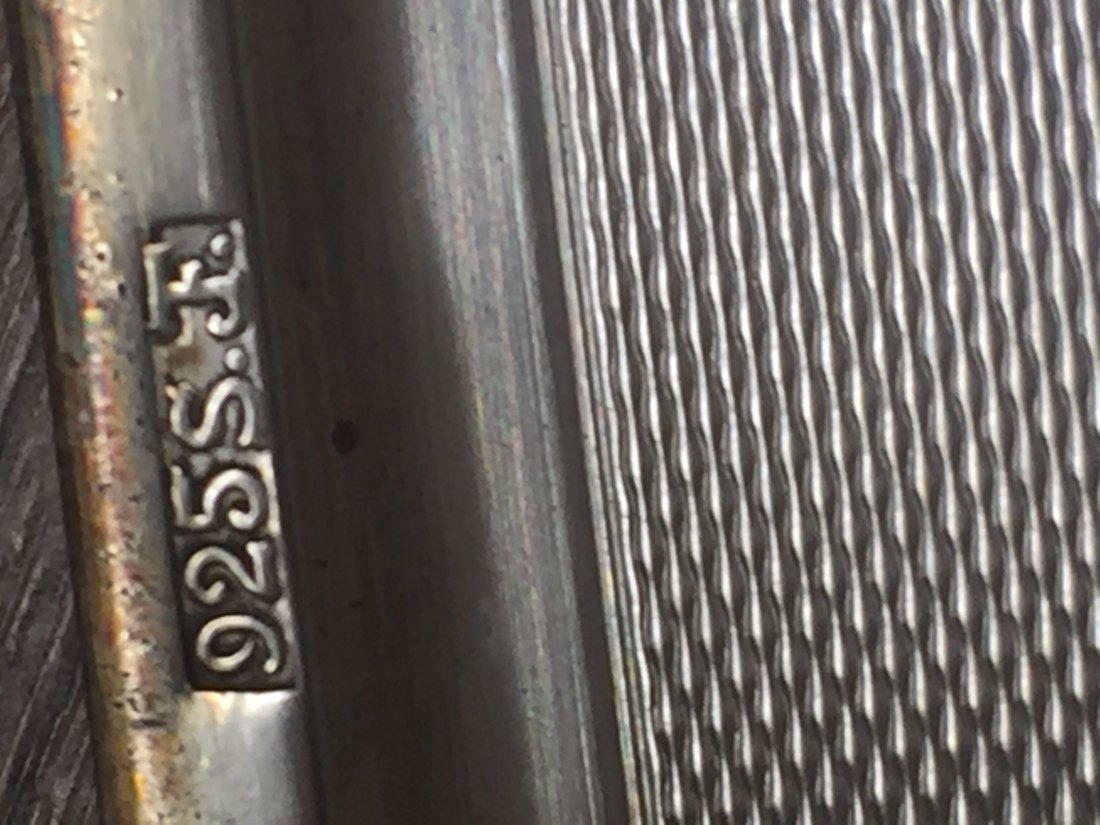  Zigarettenetui Luftwaffe 925 Silber   