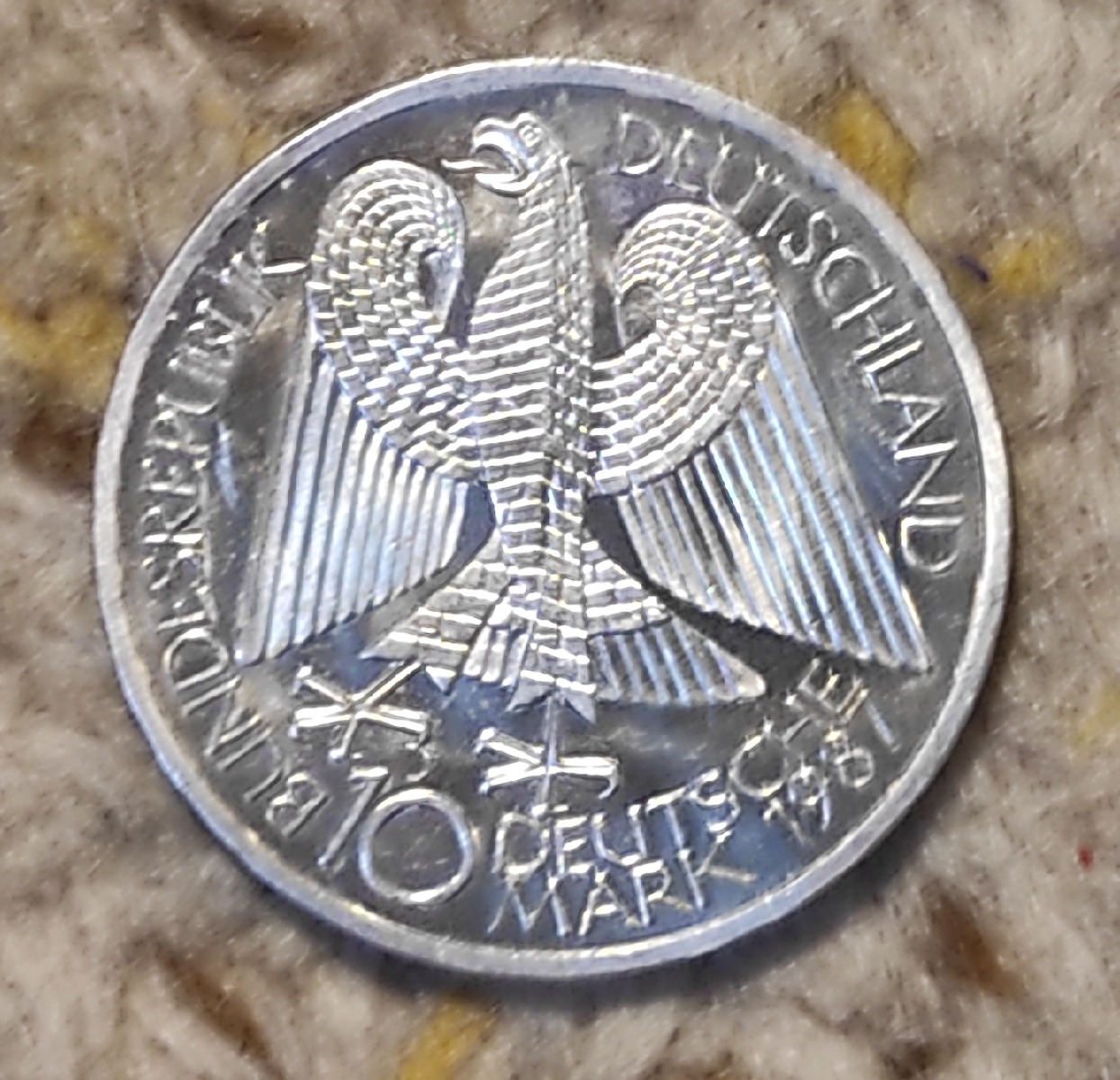  Deutschland 10 Mark 1987, SILBER, Berlin 750 Jahre   