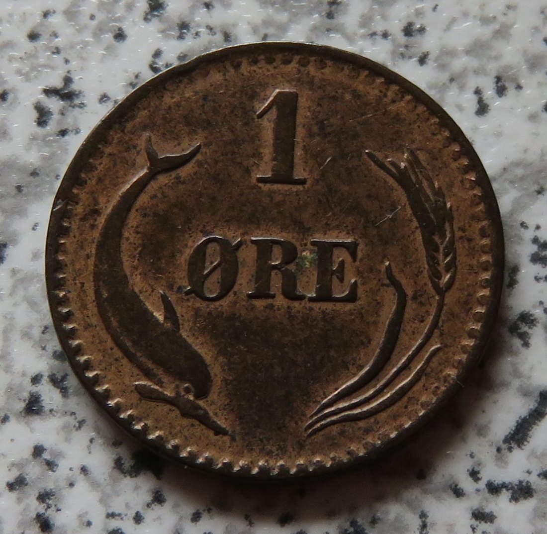  Dänemark 1 Öre 1874   