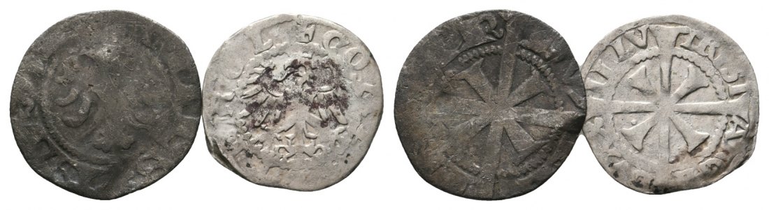  Altdeutschland; 2 Kleinmünzen   