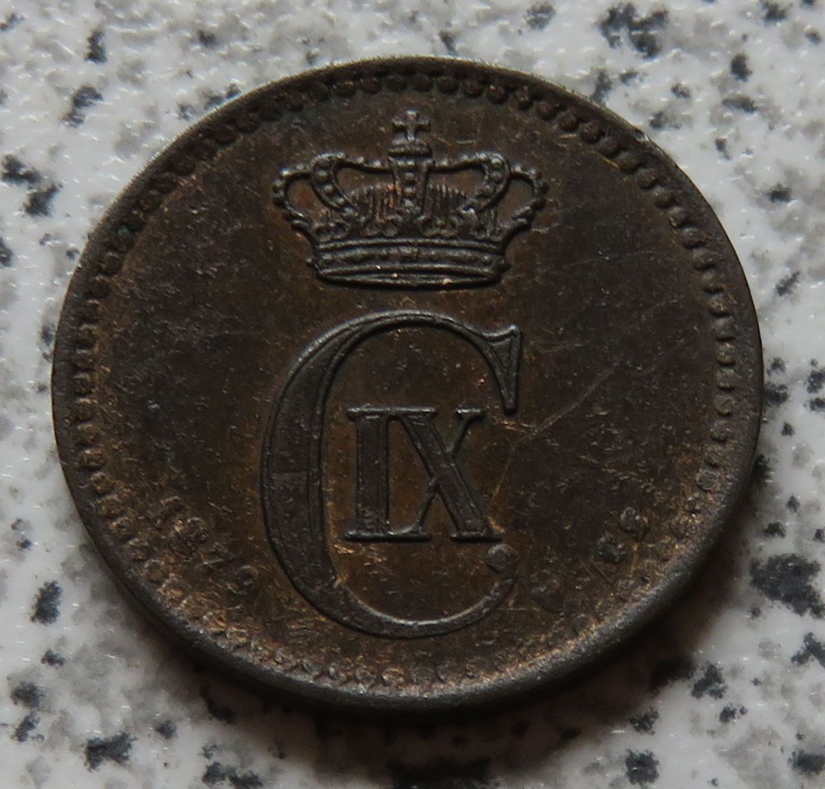  Dänemark 1 Öre 1879   