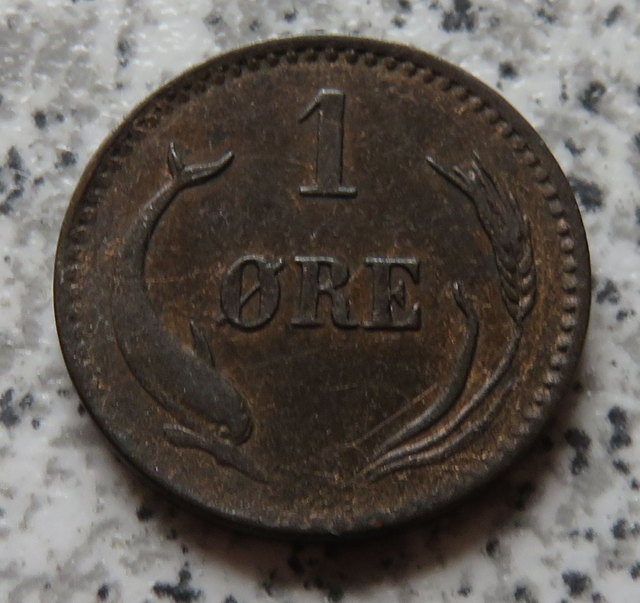  Dänemark 1 Öre 1879   