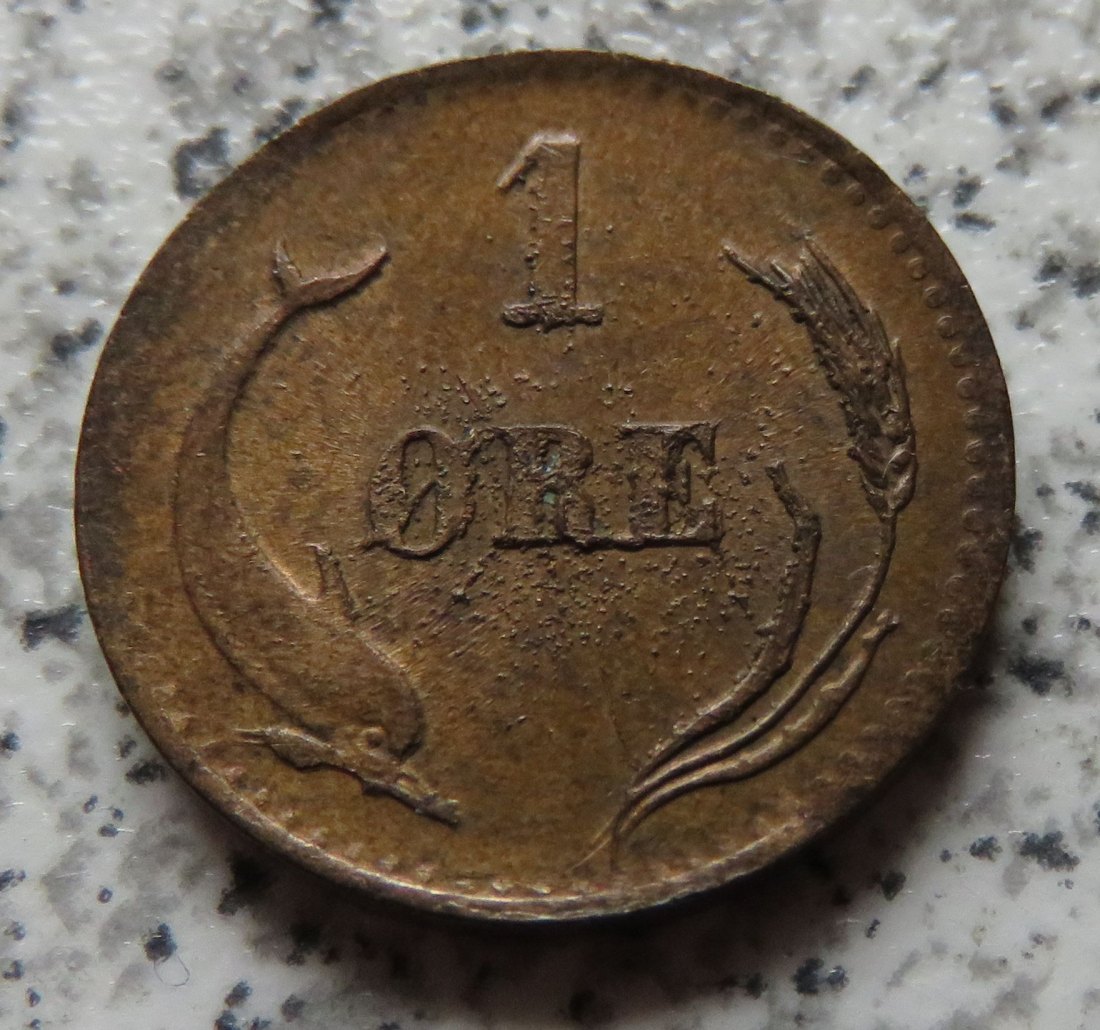  Dänemark 1 Öre 1880   