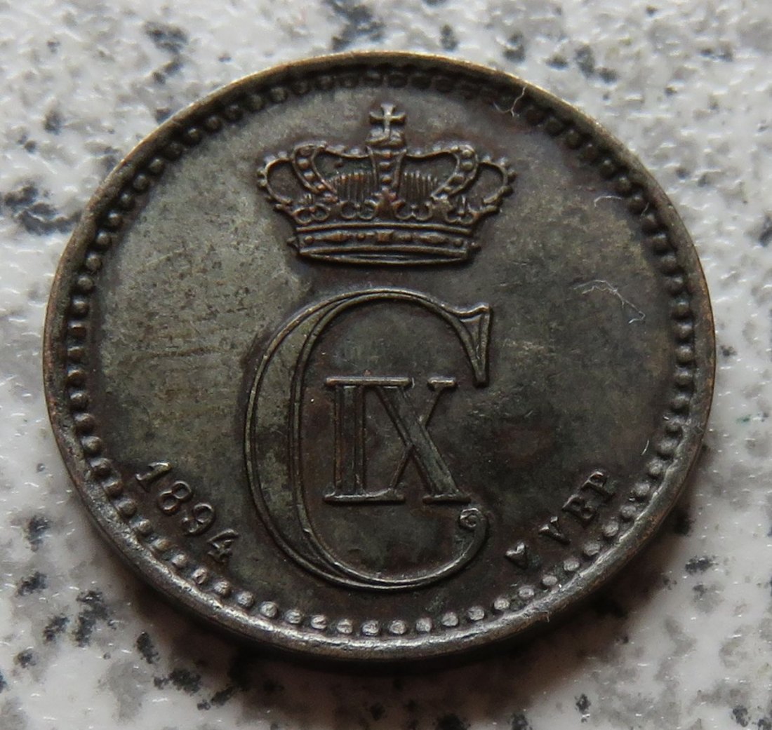  Dänemark 1 Öre 1894   