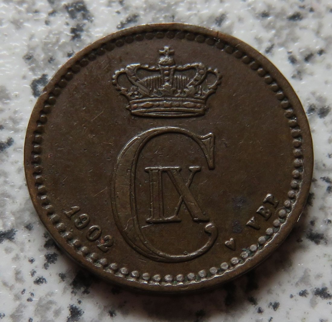  Dänemark 1 Öre 1902   