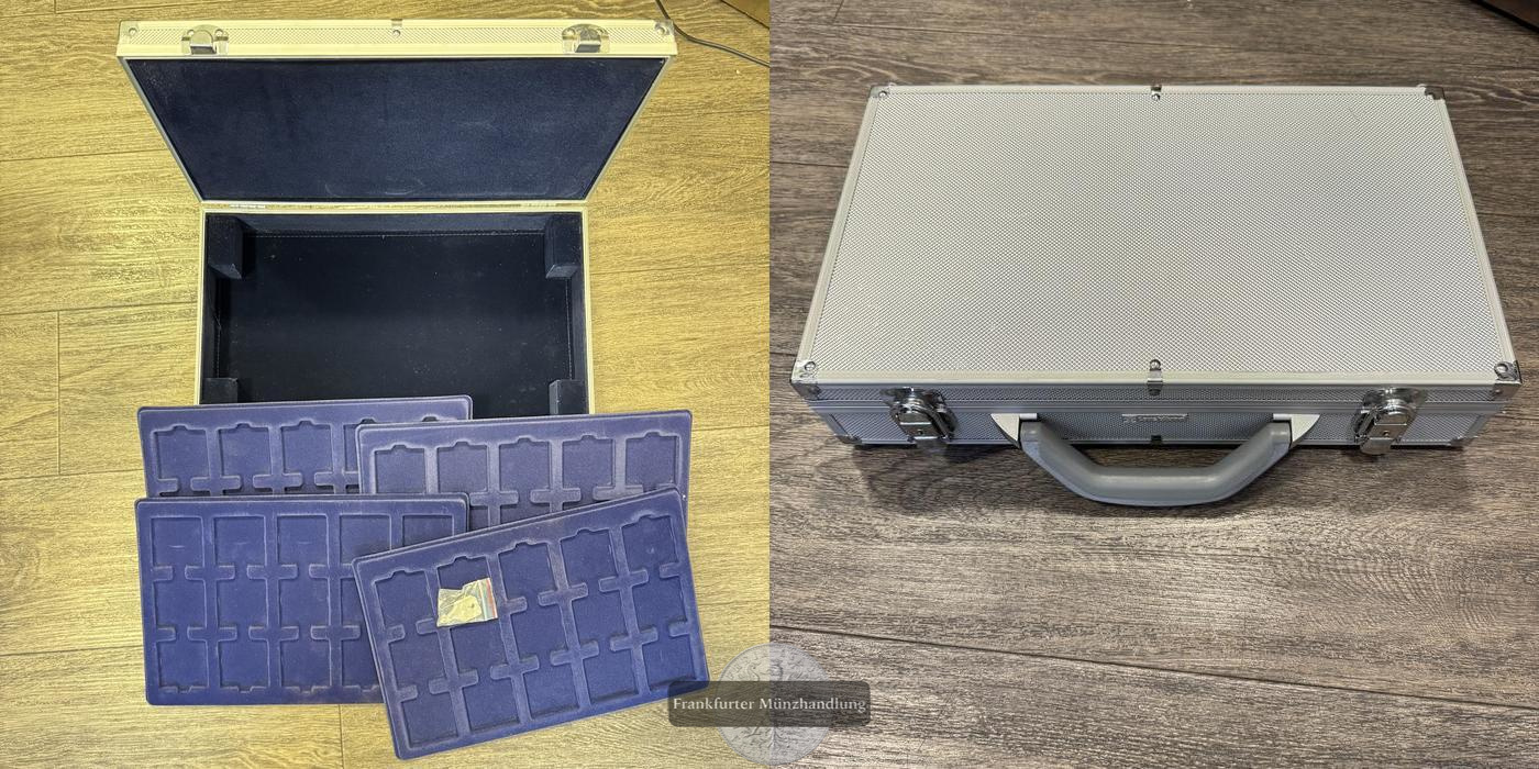  Koffer 40,5x24,5x8,5cm mit 4 Tableaus FM-Frankfurt   