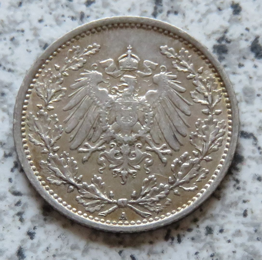  Kaiserreich 1/2 Mark 1905 A   