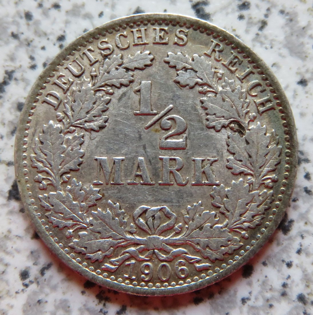  Kaiserreich 1/2 Mark 1906 A   