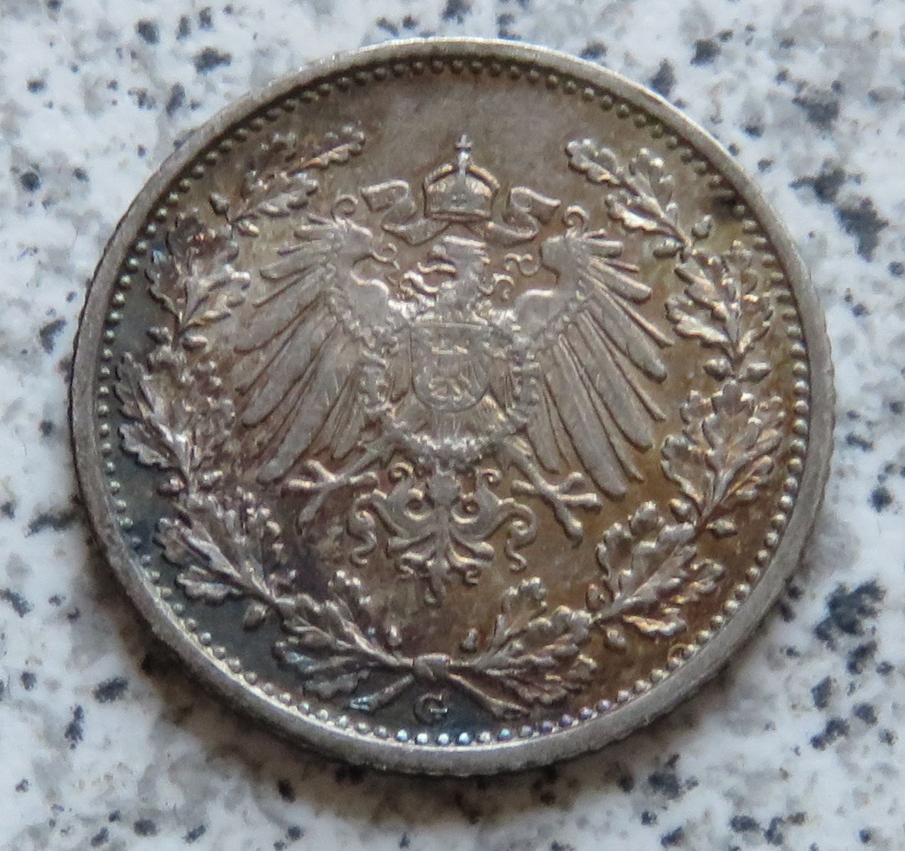  Kaiserreich 1/2 Mark 1906 G   