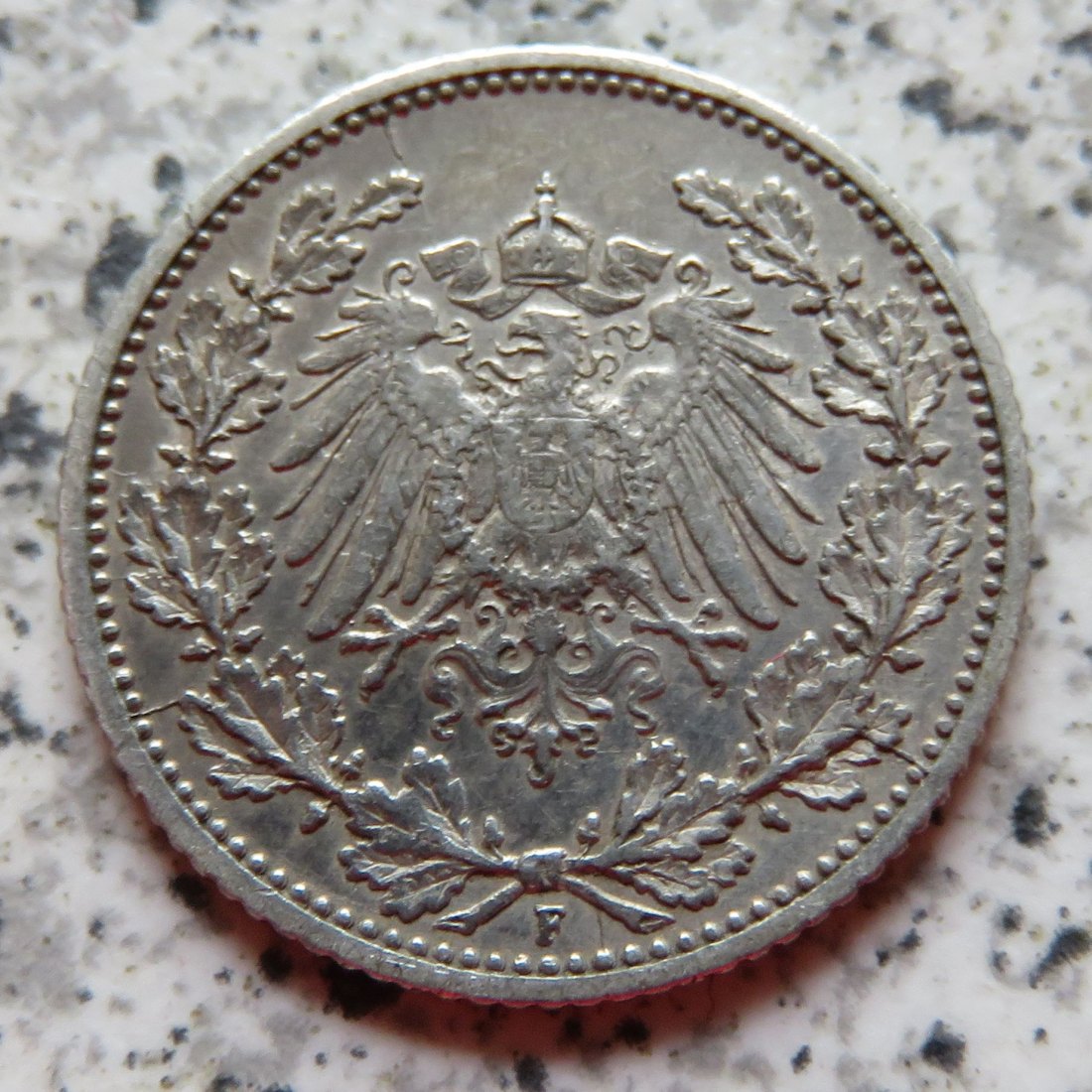  Kaiserreich 1/2 Mark 1909 F   