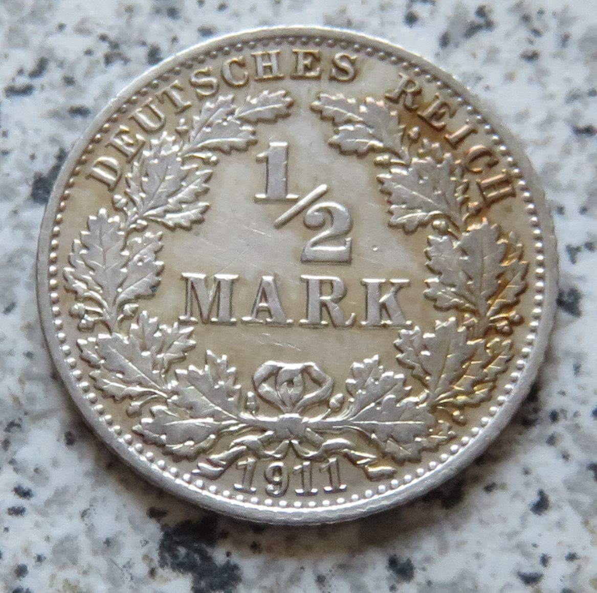  Kaiserreich 1/2 Mark 1911 A   