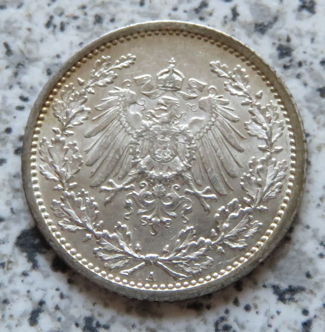  Kaiserreich 1/2 Mark 1912 A   