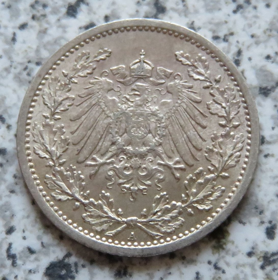  Kaiserreich 1/2 Mark 1913 A   