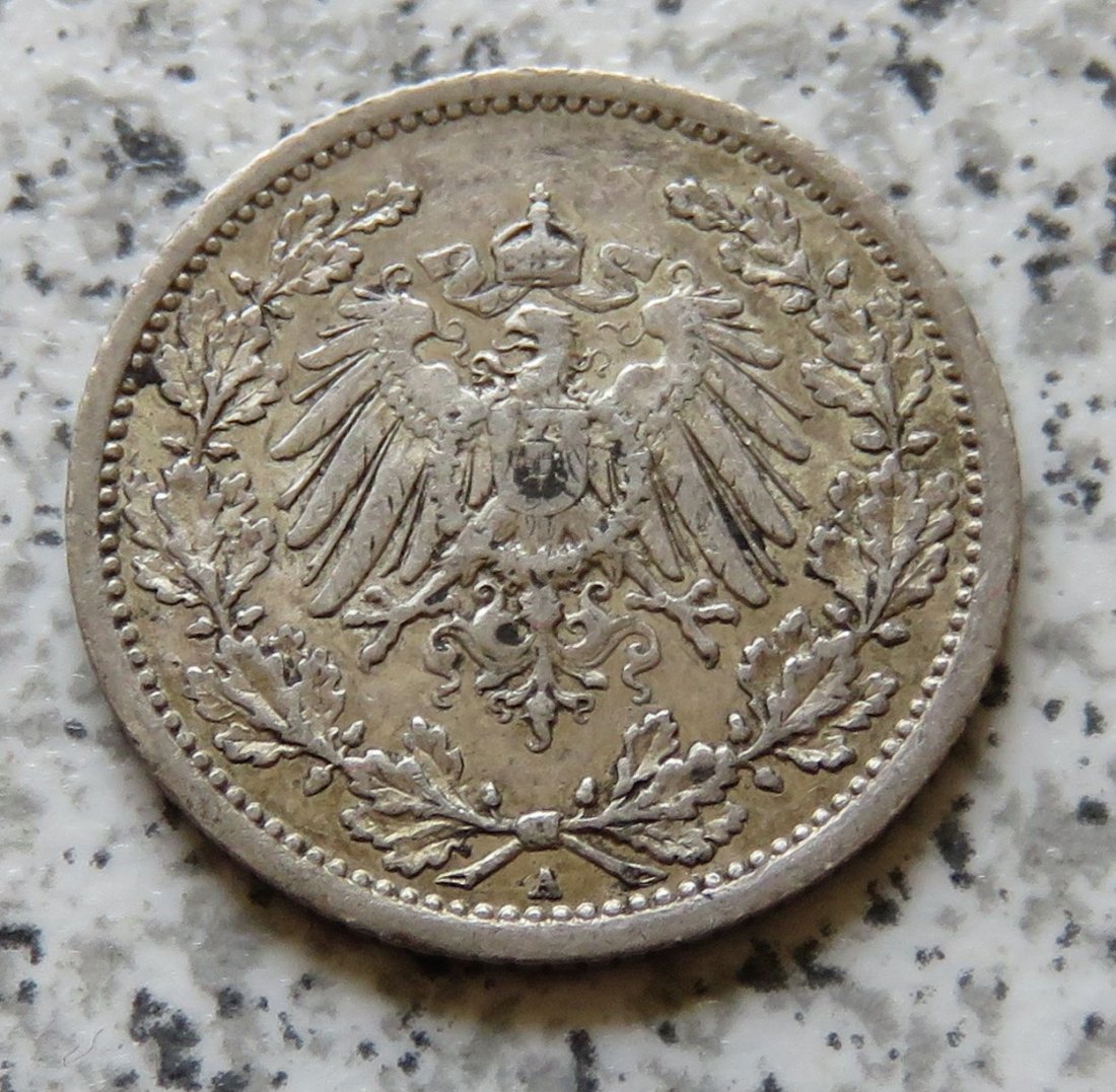  Kaiserreich 1/2 Mark 1914 A   